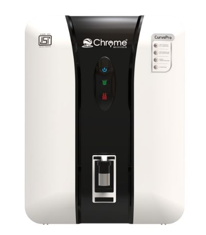 Chrome Curve Pro White Black RO Water Purifier