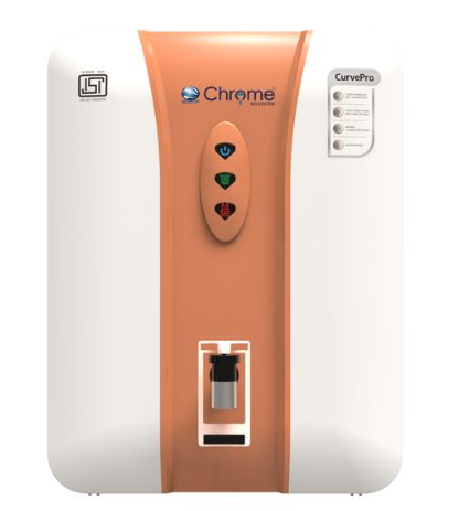 Chrome Curve Pro White Copper RO Water Purifier