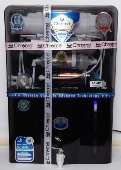 Chrome Diamond Black RO Water Purifier