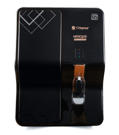 Chrome Unique Full Black Copper RO Water Purifier