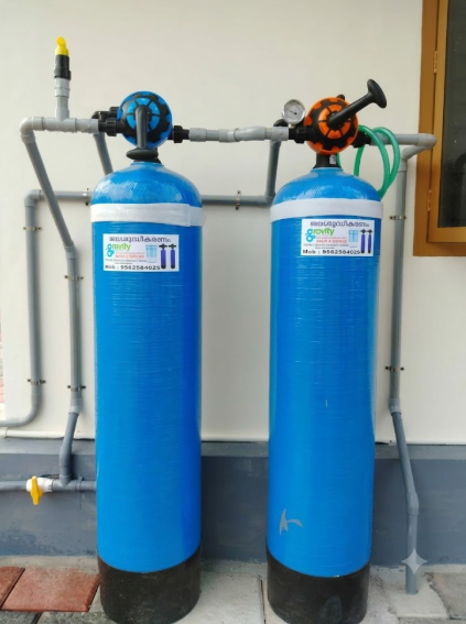 Dual Vessel Whole House Water Treatment Plant