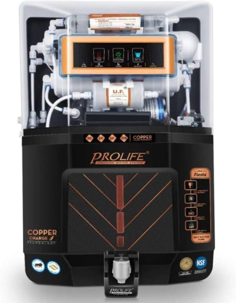 Prolife Fiesta Black Copper RO Water Purifier