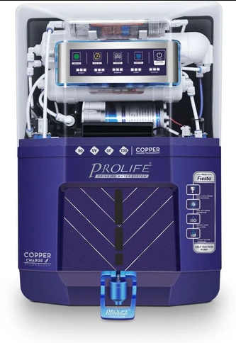 Prolife Fiesta Royal Blue Copper RO Water Purifier